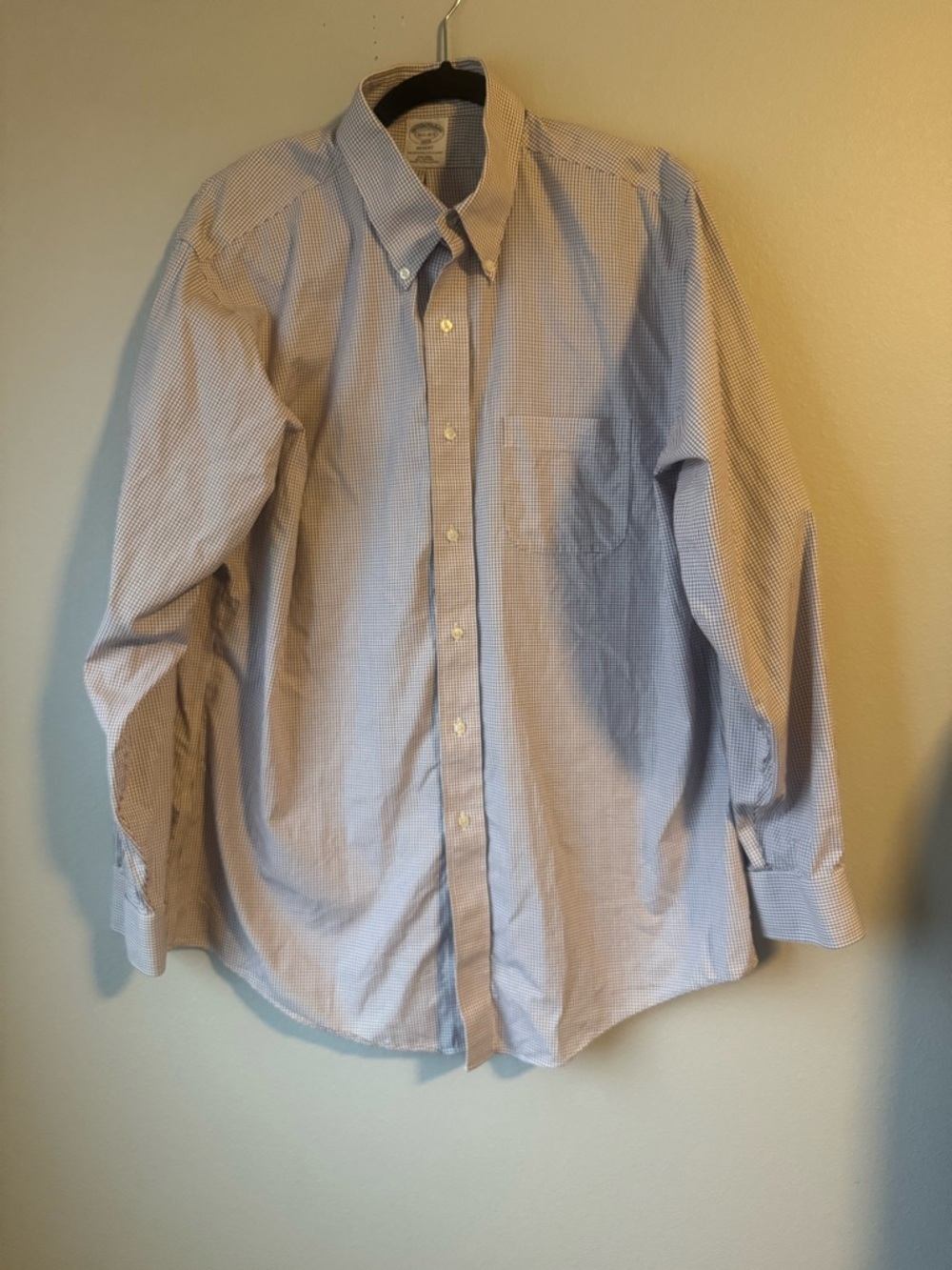 Brooks Brothers Men's Burgundy Check Button-Down Shirt